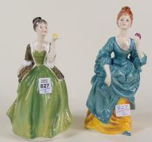 TWO ROYAL DOULTON FIGURINES