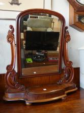 VICTORIAN DRESSER TOP SWING MIRROR