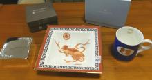 ASSORTED CHINA AND BOX