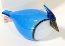 IITTALA ART GLASS "BLUE JAY"