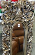 MOULDED FLORAL WALL MIRROR