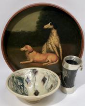 TRAY, BOWL & HORN CUP