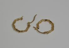 ITALIAN GOLD EARRINGS