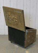 BRASS COAL BOX