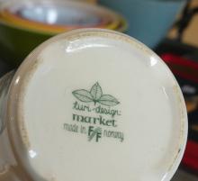 TURI-DESIGN "MARKET" NORWEGIAN POTTERY DISHES