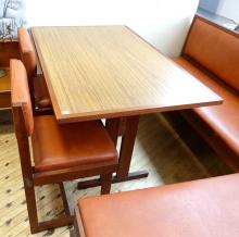 MCM TEAK BREAKFAST NOOK SET