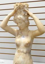 LARGE ALABASTER SCULPTURE