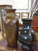 TWO LARGE CERAMIC VASES