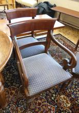 SIX VICTORIAN DINING CHAIRS