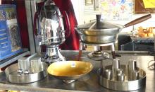 MCM STAINLESS STEEL TABLE ACCESSORIES