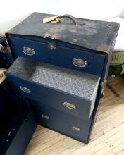 ANTIQUE WARDROBE TRUNK