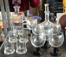 DECANTERS AND GLASSES