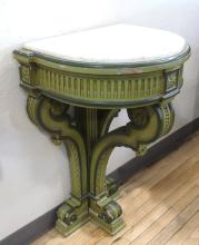 MARBLE-TOP TABLE