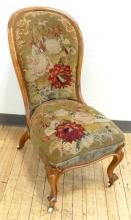 ANTIQUE ENGLISH PARLOUR CHAIR