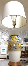 MCM ART POTTERY TABLE LAMP