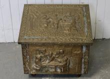 BRASS COAL BOX