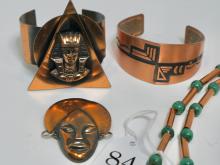 VINTAGE COPPER JEWELLERY
