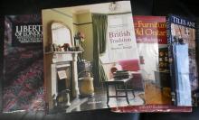 SIX HARDCOVER INTERIOR DESIGN BOOKS