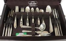 NORTHUMBRIA "LAURIER" STERLING SILVER FLATWARE