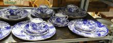 ROYAL CROWN DERBY "BLUE MIKADO" DINNERWARE