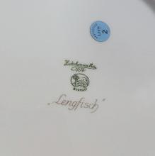 HUTSCHENREUTHER PORCELAIN FISH SERVICE