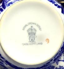 ROYAL CROWN DERBY "BLUE MIKADO" DINNERWARE
