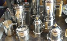 STAINLESS STEEL COFFEE SETS, ETC.