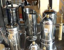 STAINLESS STEEL COFFEE SETS, ETC.