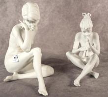 TWO AK KAISER FIGURINES