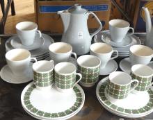 THREE PART SETS OF MELITTA GERMAN DISHES