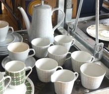 THREE PART SETS OF MELITTA GERMAN DISHES