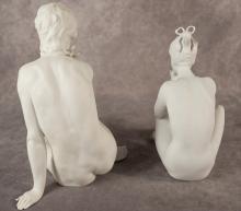 TWO AK KAISER FIGURINES