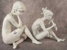 TWO AK KAISER FIGURINES