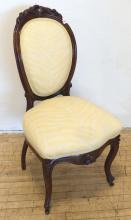 VICTORIAN ROSEWOOD PARLOUR CHAIR