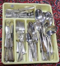 ASSORTED SILVER PLATE CUTLERY