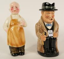TOBY JUG AND BOTTLE