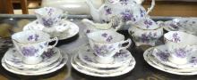 HAMMERSLEY "VICTORIAN VIOLETS" LUNCHEON DISHES