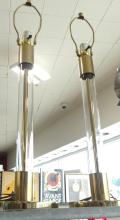 PAIR OF MCM "CANDLESTICK" TABLE LAMPS