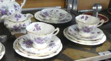 HAMMERSLEY "VICTORIAN VIOLETS" LUNCHEON DISHES