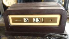FIVE ELECTRIC BAKELITE ALARM CLOCKS