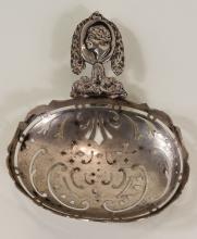 ANTIQUE STERLING TEA STRAINER