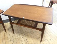 PAIR OF MCM TEAK SIDE TABLES