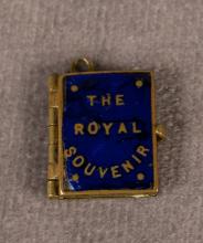 TWO ENGLISH ROYALTY MINIATURES AND PENDANT