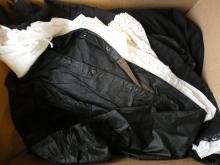 BOX OF VICTORIAN MOURNING CLOTHING