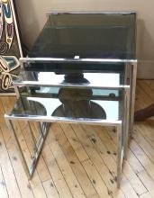 MCM CHROME NESTING TABLES