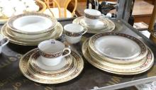 ROYAL CROWN DERBY "CHARDONNAY" DINNERWARE