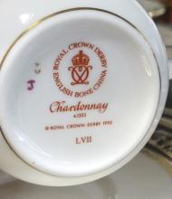 ROYAL CROWN DERBY "CHARDONNAY" DINNERWARE