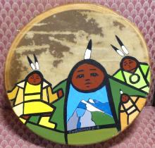 JERRY WHITEHEAD INDIGENOUS DRUM