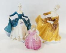 THREE ROYAL DOULTON FIGURINES