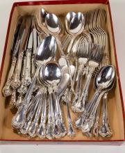 BIRKS STERLING "CHANTILLY" FLATWARE SET